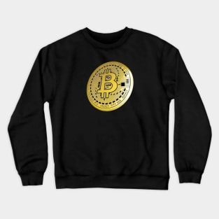 Bitcoin Digital Crypto Currency Crewneck Sweatshirt